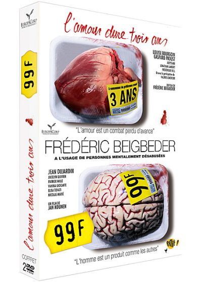 Frédéric Beigbeder : L'amour dure trois ans + 99 Francs (Pack) - DVD
