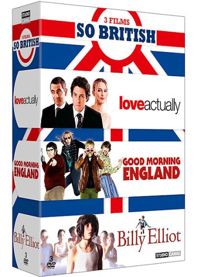 Coffret So British - Good Morning England + Love Actually + Billy Elliot - DVD