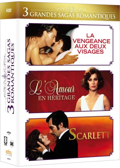 Grandes sagas romantiques : La vengeance aux deux visages + L'amour en héritage + Scarlett (Pack) - DVD
