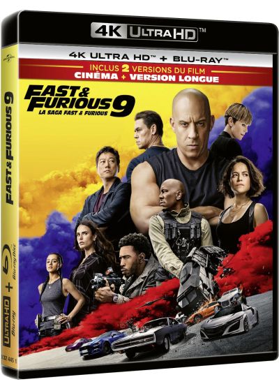 Fast & Furious 9 (4K Ultra HD + Blu-ray - Film en version cinéma et version longue) - 4K UHD