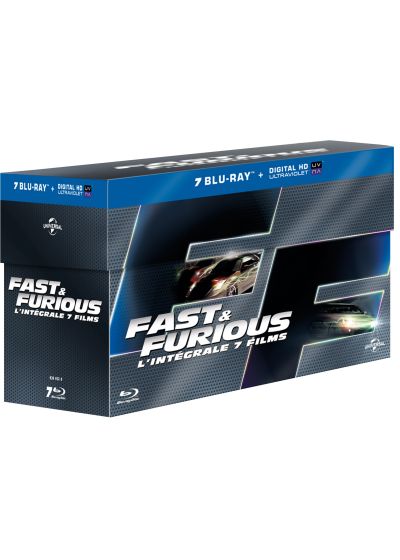 DVDFr - Fast and Furious - L'intégrale 7 films (Blu-ray + Copie digitale) -  Blu-ray