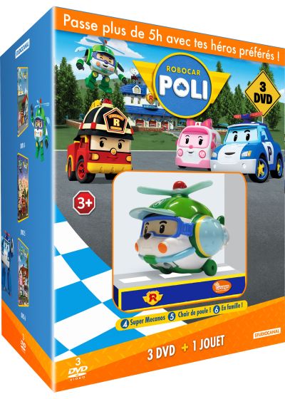 Robocar Poli - Coffret : Super mécanos ! + Chair de poule ! + En famille ! (Pack) - DVD