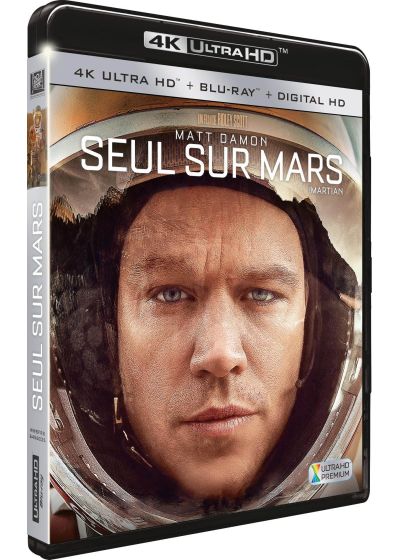 Seul sur Mars (4K Ultra HD + Blu-ray + Digital HD) - 4K UHD