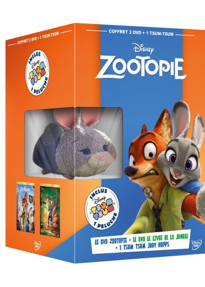 Zootopie + Le livre de la jungle (+ 1 peluche Tsum Tsum de Judy Hopps) - DVD