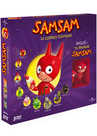 SamSam - Le coffret cosmique - La grande course de l'espace + Le goûter chez Crapouille + Le géant de March - DVD