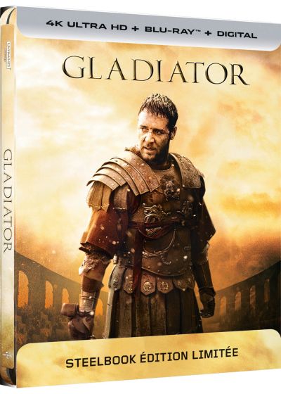 Gladiator (4K Ultra HD + Blu-ray + Blu-ray bonus - Édition boîtier SteelBook) - 4K UHD