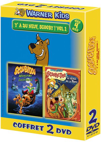 Coffret Y'a du neuf, Scooby ! Vol. 1 - Scoubidou et le monstre du Loch Ness + Quoi d'neuf Scooby-Doo ? - Volume 4 - Le réveil de la momie - DVD