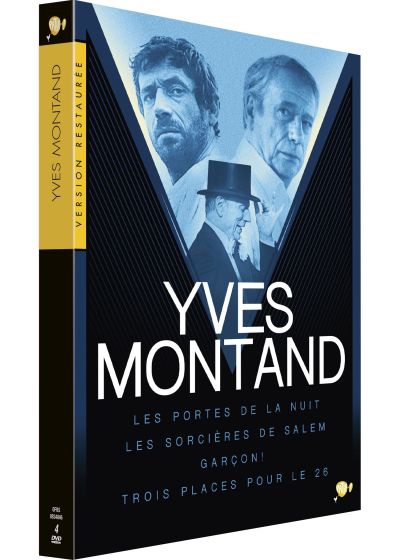 Yves Montand - Coffret 4 films : Les Portes de la nuit + Les Sorcières de Salem + Garçon ! + 3 places pour le 26 (FNAC Édition Spéciale) - DVD