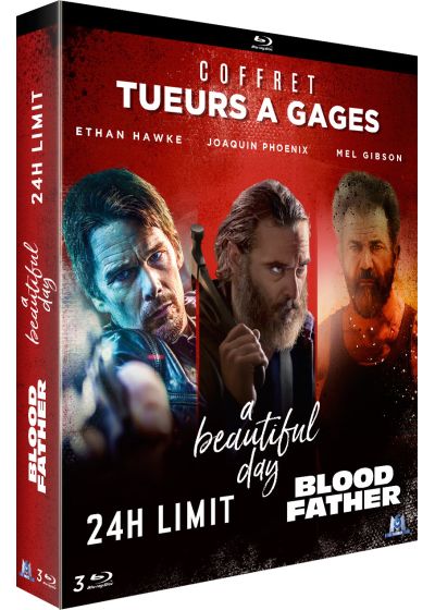 Coffret Action : Blood Father + Beautiful Day + 24H Limit (Pack) - Blu-ray