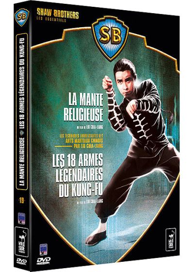 Coffret Shaw Brothers - Les techniques ahurissantes des arts martiaux chinois par Liu Chia-Liang - La mante religieuse + Les 18 armes légendaires du Kung-Fu (Pack) - DVD