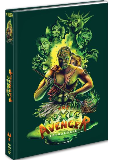 Toxic Avenger : Tétralogie (Édition Mediabook Collector Blu-ray + DVD + Livret) - Blu-ray