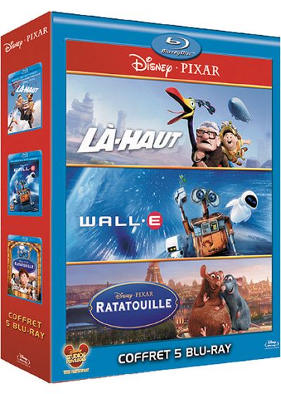 Là-haut + WALL-E + Ratatouille (Pack) - Blu-ray