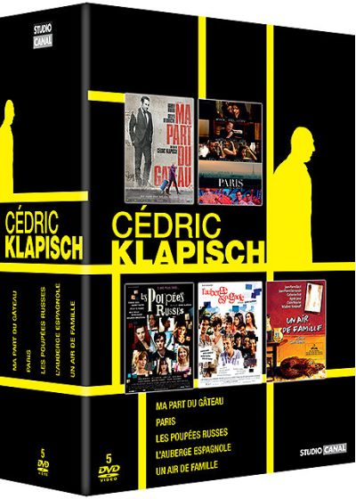 Cédric Klapisch - L'essentiel - Ma part du gâteau + Paris + Les poupées russes + L'auberge espagnole + Un air de famille - DVD
