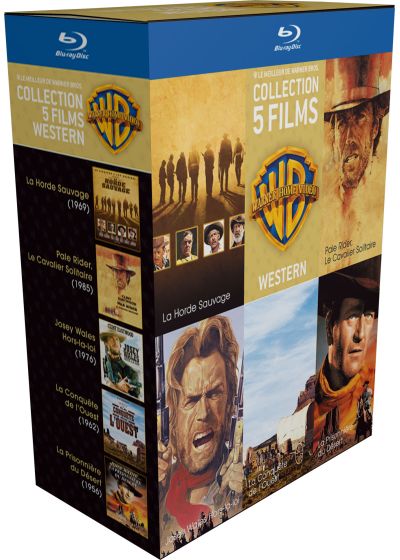90 ans Warner - Coffret 5 films - Western (Édition Limitée) - Blu-ray