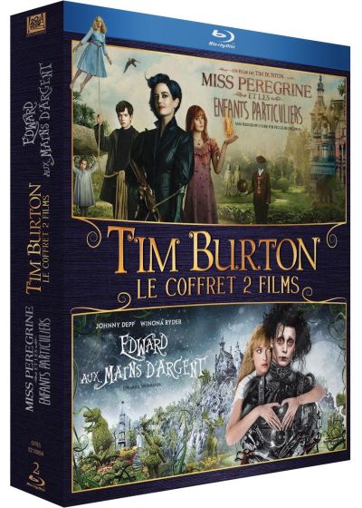 Tim Burton : Miss Peregrine et les Enfants Particuliers + Edward aux mains d'argent (Pack) - Blu-ray