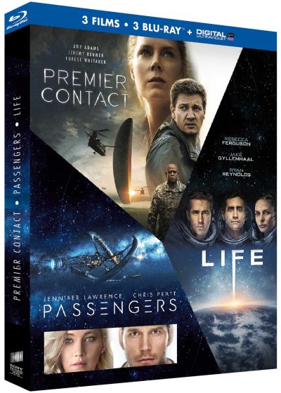 Coffret : Premier contact + Passengers + Life - Origine inconnue (Blu-ray + Copie digitale) - Blu-ray