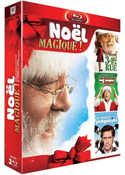 Noël magique ! Miracle sur la 34ème rue + La course au jouet + M. Popper et ses pingouins (Pack) - Blu-ray
