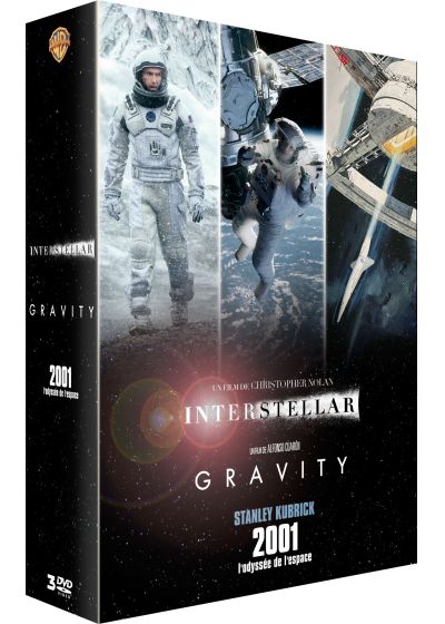 Interstellar + Gravity + 2001, l'odyssée de l'espace (Pack) - DVD