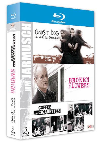 Jim Jarmusch : Ghost Dog - La voie du Samouraï + Broken Flowers + Coffee and Cigarettes (Pack) - Blu-ray