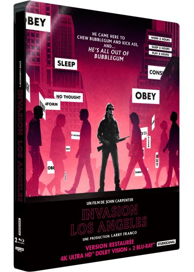 Invasion Los Angeles (4K Ultra HD + Blu-ray + Blu-ray bonus - Édition boîtier SteelBook) - 4K UHD