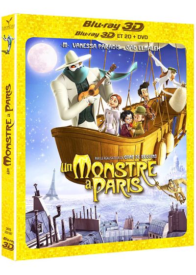 Un monstre à Paris (Combo Blu-ray 3D + Blu-ray + DVD) - Blu-ray 3D
