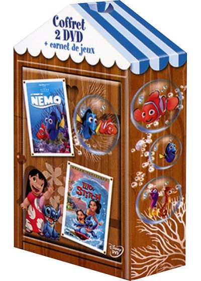 Le Monde de Nemo + Lilo & Stitch (Coffret avec carnet de jeux) - DVD