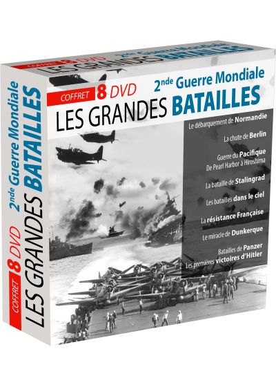 Coffret 8 DVD - 2nde Guerre Mondiale - Les Grandes Batailles - DVD