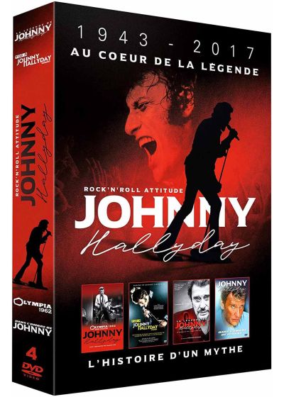 Johnny Hallyday : 1943-2017 au coeur de la légende - DVD