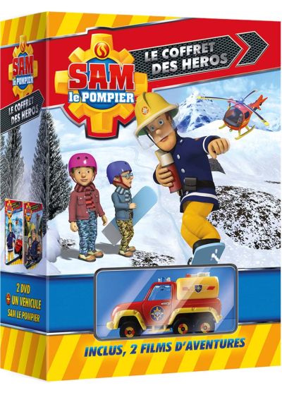 Sam le Pompier - Coffret : Le grand incendie de PontyPandy + Les héros de la tempête (+ 1 camion) - DVD