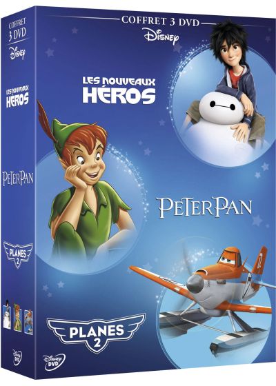 Les Nouveaux héros + Peter Pan + Planes 2 (Pack) - DVD