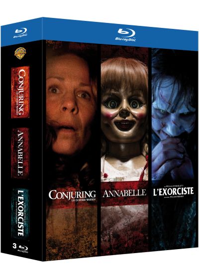 Conjuring : les dossiers Warren + Annabelle + L'exorciste (Pack) - Blu-ray