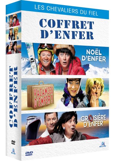 Les Chevaliers du fiel - Coffret d'enfer : Vacances d'enfer ! + Croisière d'enfer ! + Noël d'enfer (Pack) - DVD