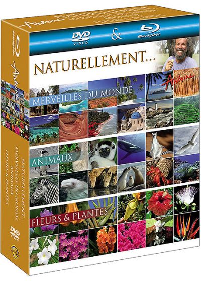 Antoine - Naturellement... - Coffret - Merveilles du monde + Animaux + Fleurs & plantes (Combo Blu-ray + DVD) - Blu-ray