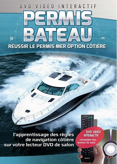 Permis bateau, réussir le permis mer option côtière (DVD Interactif) - DVD