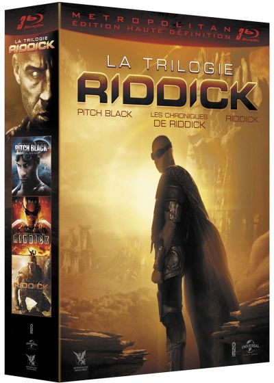 Riddick - La trilogie : Pitch Black + Les Chroniques de Riddick + Riddick - Blu-ray