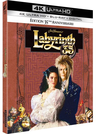 Labyrinthe (Édition collector spéciale FNAC - 35ème anniversaire - 4K Ultra HD + Blu-ray + Livret) - 4K UHD