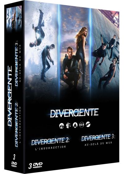 Divergente - Coffret : Cinq destins, un seul choix + L'insurrection + Au-delà du mur - DVD