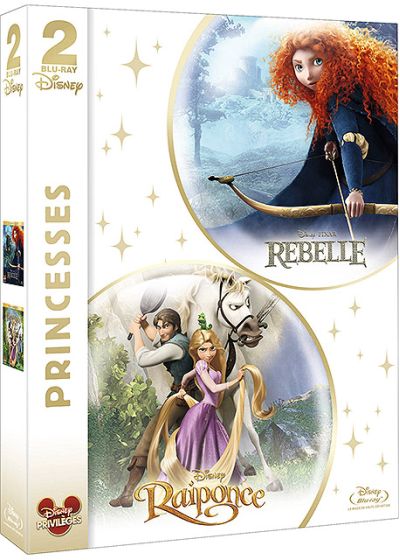 Princesses - Rebelle + Raiponce (Pack) - Blu-ray