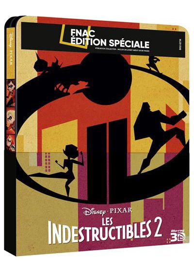 Les Indestructibles 2 (Édition Limitée exclusive FNAC - Boîtier SteelBook Blu-ray 3D + Blu-ray 2D + Blu-ray bonus + Livret) - Blu-ray 3D