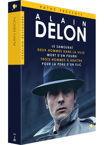 Alain Delon : Le Samouraï + Deux hommes dans la ville + Mort d'un pourri + Trois hommes à abattre + Pour la peau d'un flic (Pack) - DVD