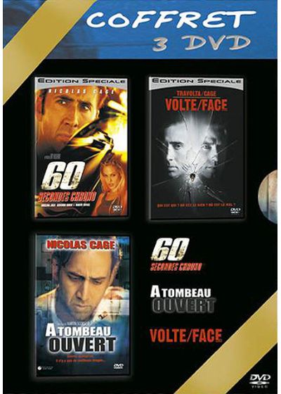 Coffret - Volte/Face + A tombeau ouvert + 60 secondes chrono - DVD