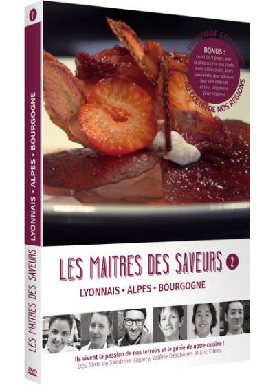 Les Maîtres des saveurs - Vol. 2 : Lyonnais, Alpes, Bourgogne - DVD