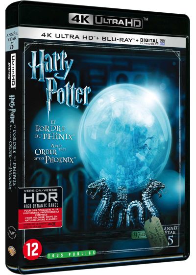 Harry Potter et l'Ordre du Phénix (4K Ultra HD + Blu-ray + Digital UltraViolet) - 4K UHD