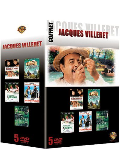 Coffret Jacques Villeret - Vipère au poing + Malabar Princess + Effroyables jardins + Un crime au Paradis + Les enfants du marais - DVD