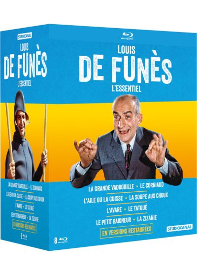 L'Essentiel de Louis de Funès - Coffret 8 DVD (Pack) - Blu-ray