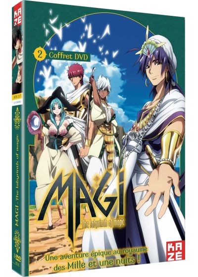 Magi - The Labyrinth of Magic - Saison 1, Box 2/2 - DVD