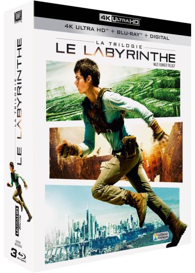 DVDFr - Le Labyrinthe - Intégrale - 3 films (4K Ultra HD + Blu-ray