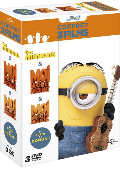 Les Minions + Moi, moche et méchant 1 & 2 - DVD