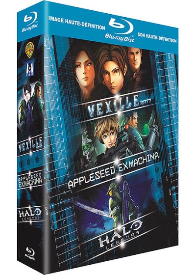 Vexille + Appleseed Ex Machina + Halo Legends (Pack) - Blu-ray