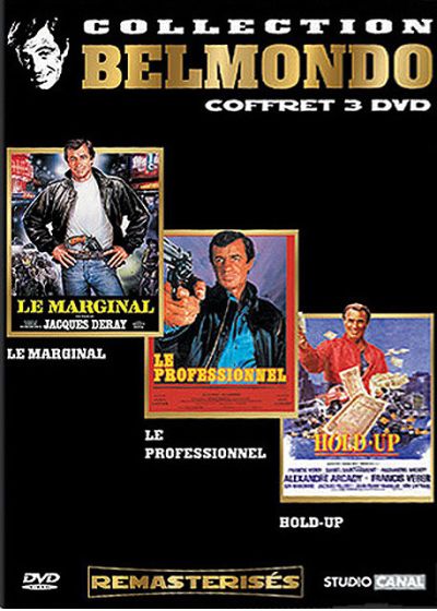 Belmondo - Coffret - Le marginal + Le professionnel + Hold-Up - DVD